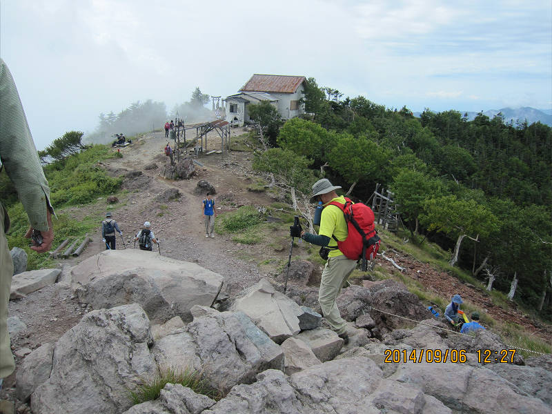 男体山の山頂